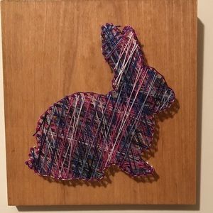 Handmade string art room decor kids room